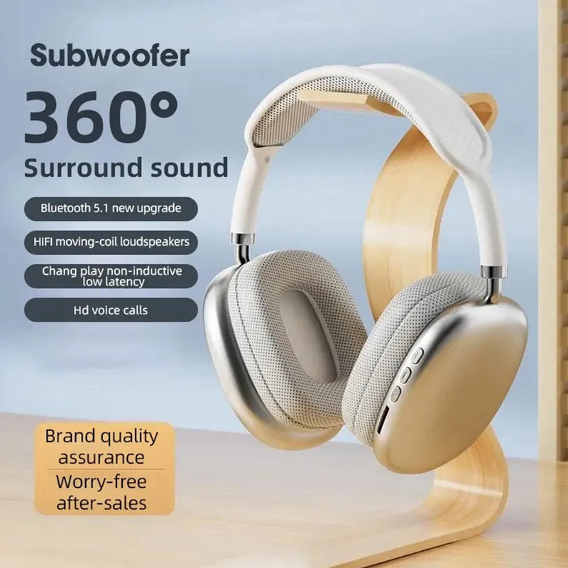 Fone de Ouvido Bluetooth P9 – Som Potente, Estilo Moderno e Liberdade Sem Fios!