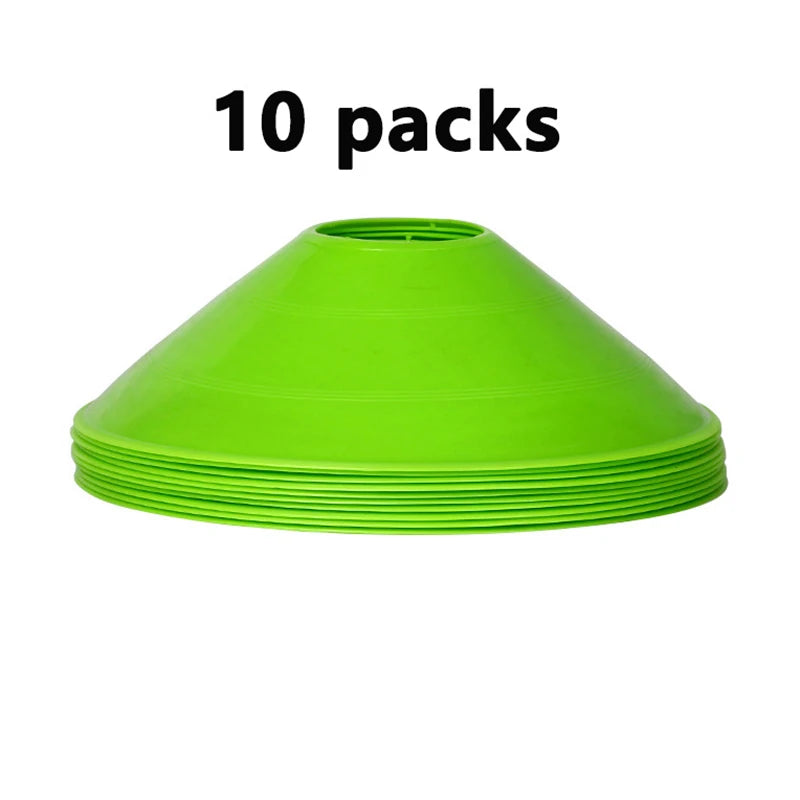 Kit com 10 Cones de Treinamento – Futebol e Agilidade