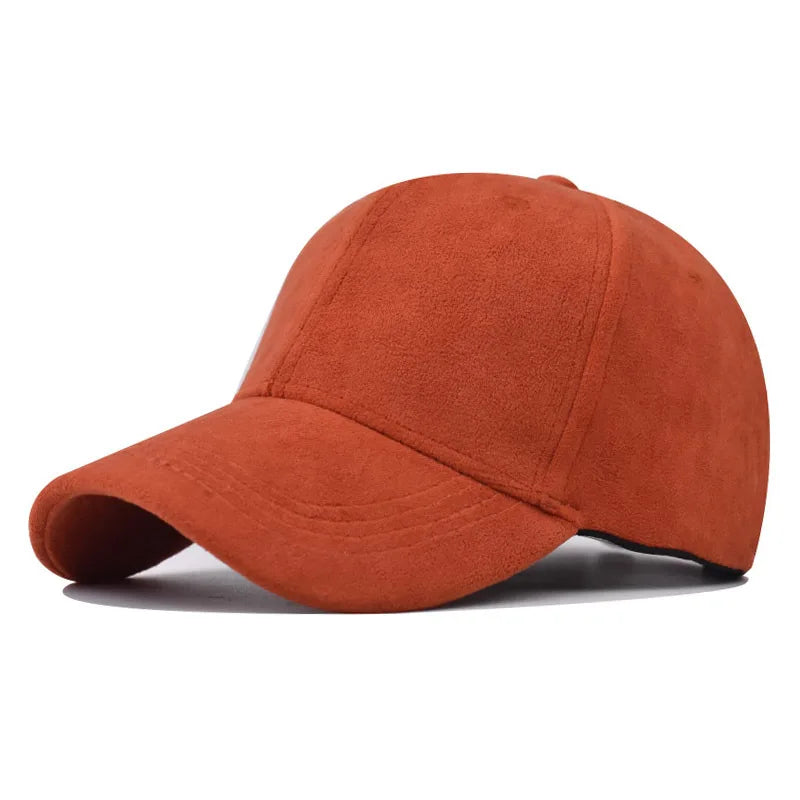 Boné Casual Unissex – Estilo Baseball em Camurça