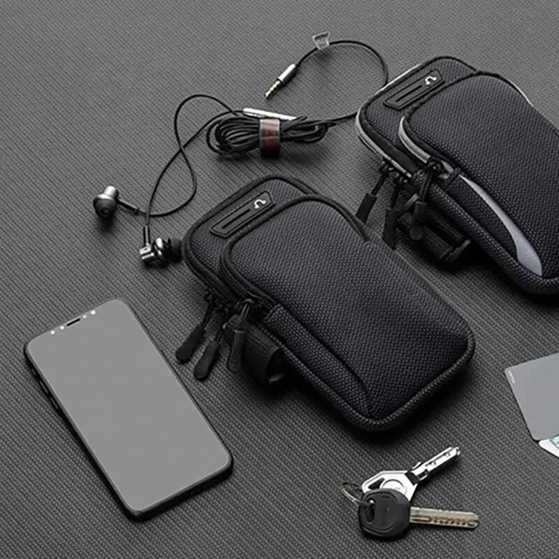 Suporte de braço esportivo universal para celular – Ideal para corrida, compatível com celulares de até 7,5"