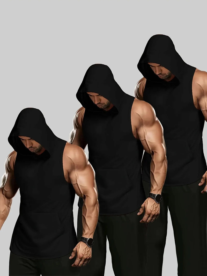 Conjunto de Tanktops Masculinos – Conforto e Estilo para o Treino!