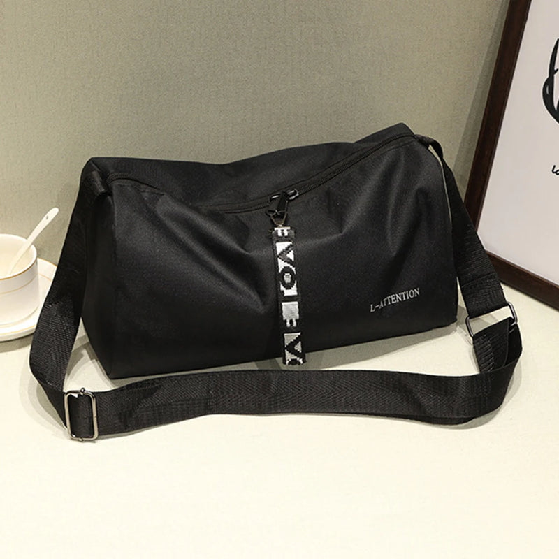 Bolsa de Ginástica e Viagem Multifuncional – Fitness e Treinamento ao Ar Livre, Alça Ajustável, Nylon 600D