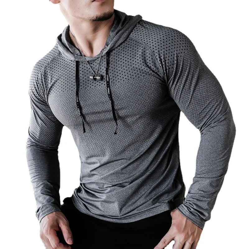 Conjunto Fitness Masculino com Capuz – Blusa e Calça Jogger para Treino e Corrida