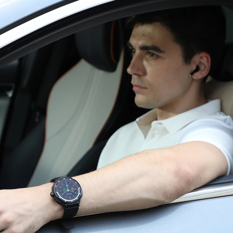 Smartwatch 2 em 1 com Fones de Ouvido – Monitoramento de Saúde e Chamadas Bluetooth