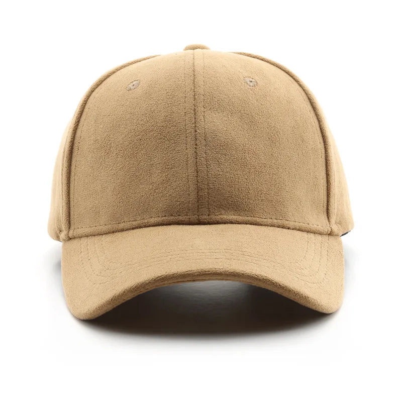 Boné Casual Unissex – Estilo Baseball em Camurça