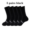 Kit 5 Pares de Meias Masculinas para Ciclismo e Esportes