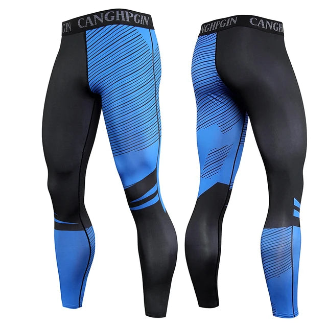 Calça Legging Masculina para Corrida e Treino – Compressão, Secagem Rápida, Fitness, Academia, Jogging e Esportes
