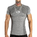 T-shirt Masculina Esportiva – Compressão, Musculação, Secagem Rápida