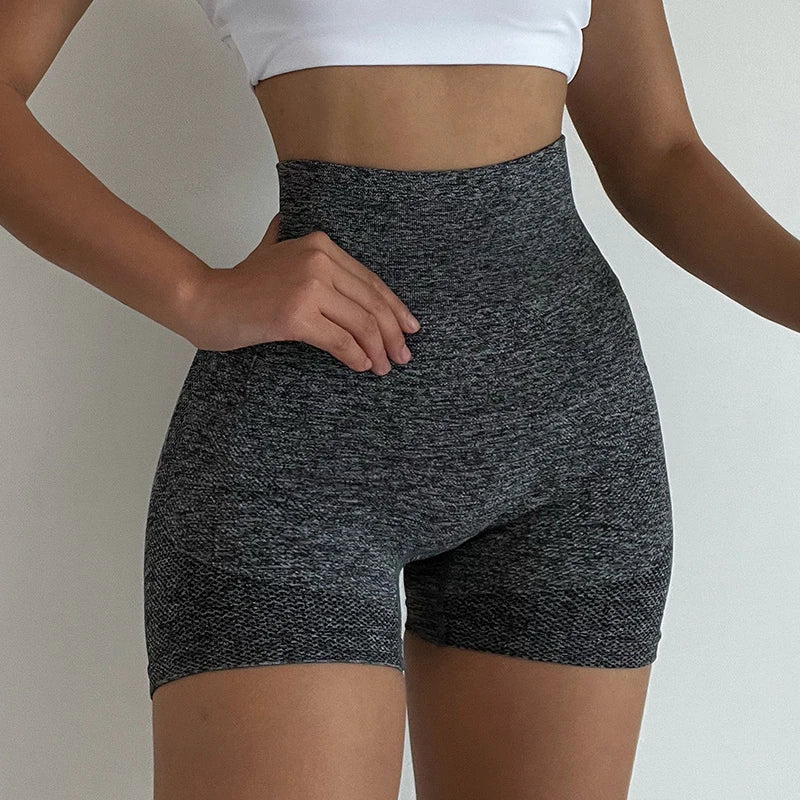 Shorts Feminino de Yoga com Cintura Alta – Levanta Bumbum, Controle de Barriga, Ideal para Academia, Corrida e Esportes Casuais