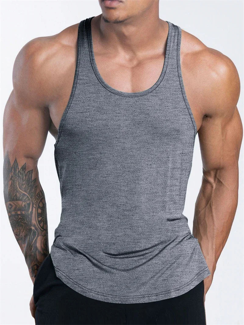Regata Masculina Esportiva – Camiseta Fitness de Verão para Treino, Corrida, Basquete e Atividades ao Ar Livre