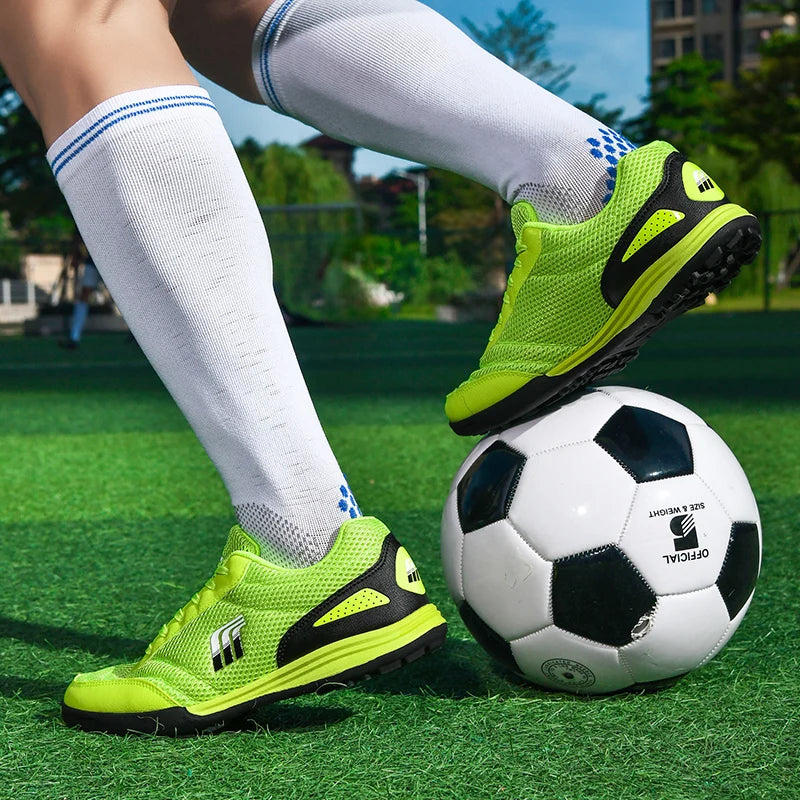 Chuteira Masculina Sem Cravos – Cano Baixo, Respirável e Antiderrapante | Ideal para Futsal e Treinos ao Ar Livre
