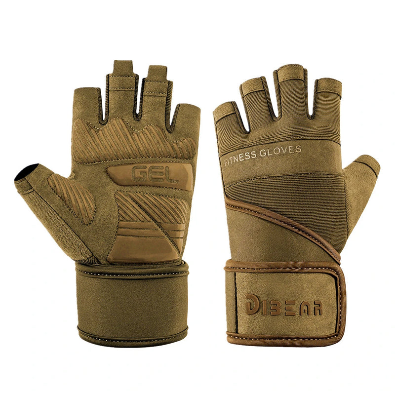 Luvas de Academia Half Finger XINLUYING XY-B26 – Antiderrapante, Resistente e Confortável para Treinos Intensos