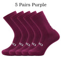 Kit 5 Pares de Meias Masculinas para Ciclismo e Esportes