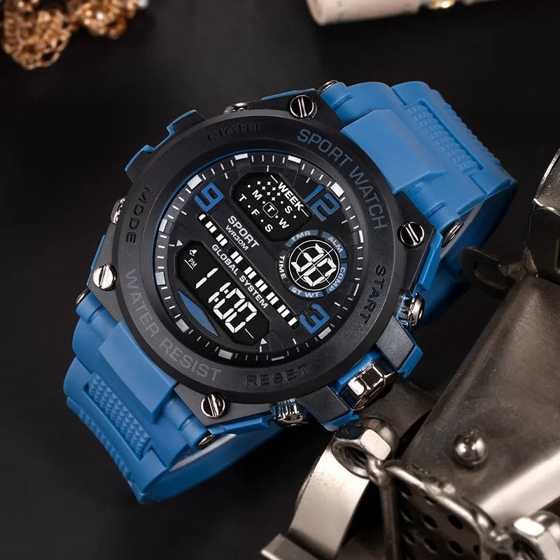 Relógio Eletrônico de Luxo Masculino – Para Quem Exige Estilo e Performance!