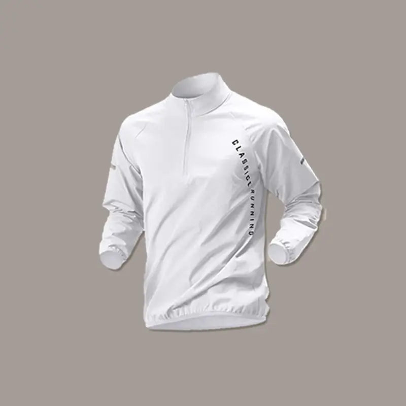 Conjunto Esportivo Masculino de Secagem Rápida – Manga Longa com Zíper