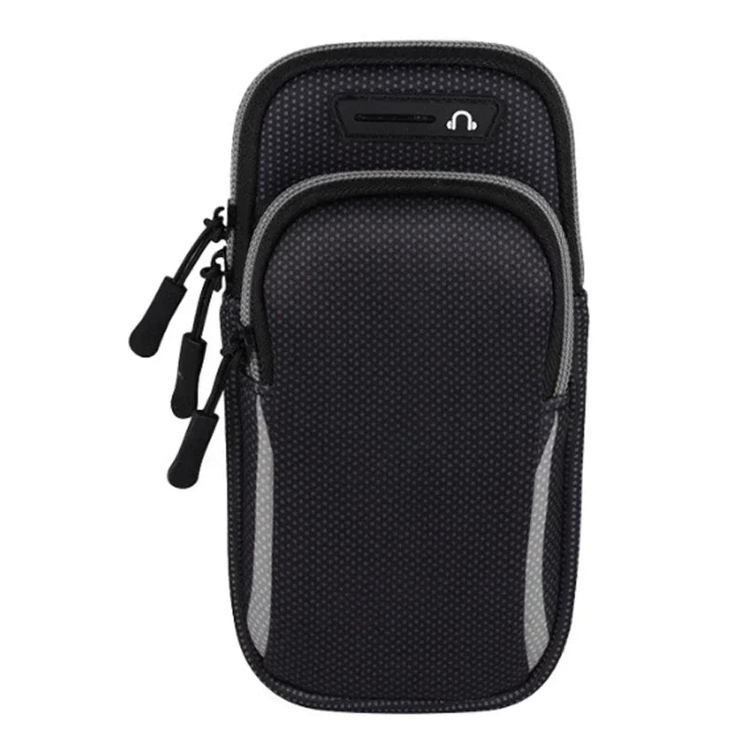 Suporte de braço esportivo universal para celular – Ideal para corrida, compatível com celulares de até 7,5"