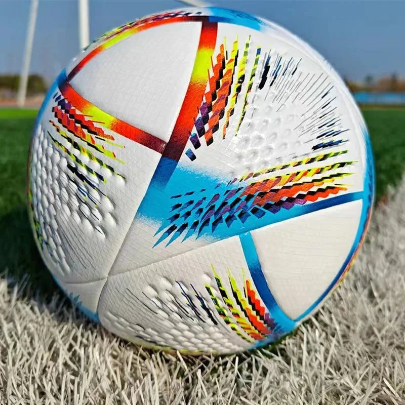 Bola de Futebol Profissional Sem Costura – Tamanho 5 | PU de Alta Qualidade | Adulto | Jogo & Treino Outdoor