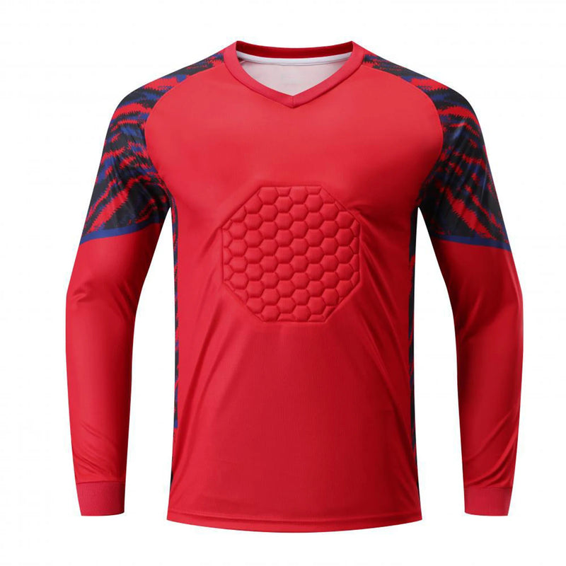 Camisa de Goleiro Masculina – Manga Longa com Proteções