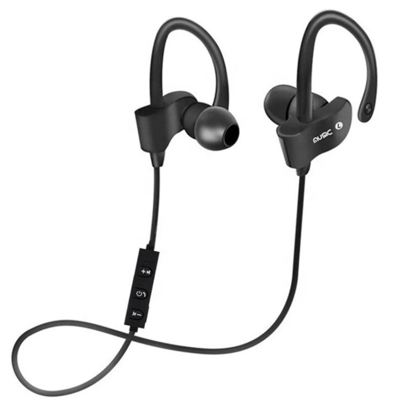 Fones de Ouvido Bluetooth à Prova d'Água – Headset Esportivo com Microfone