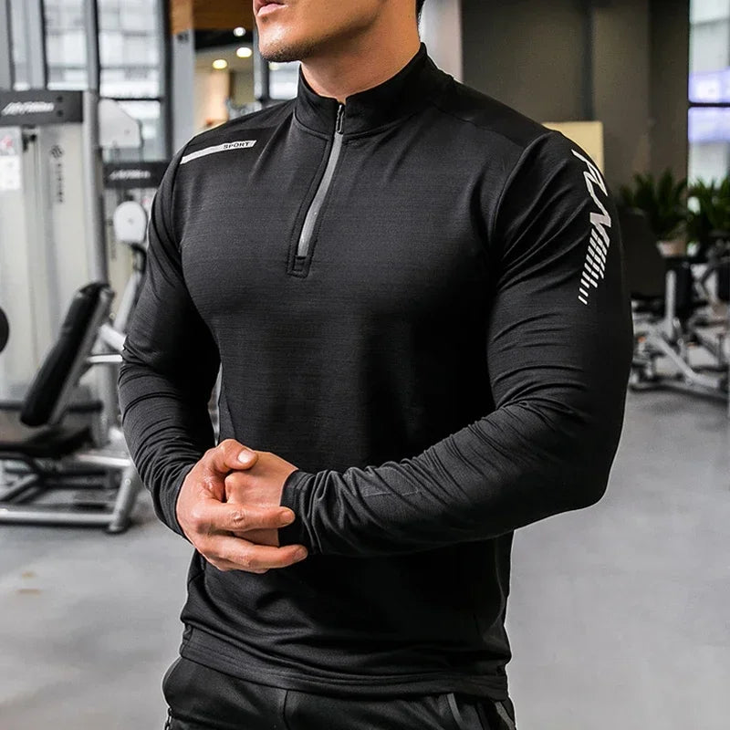 Camiseta de Compressão Masculina SHEDAO | Alta Performance em Todos os Treinos