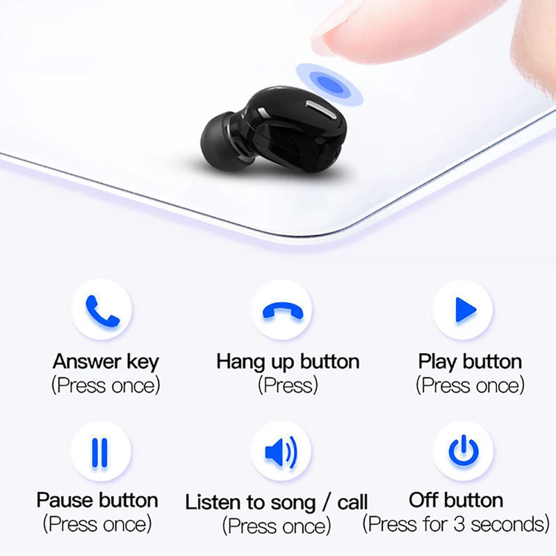 Fone de Ouvido X9 Wireless Bluetooth 5.0 – Esportivo com Microfone Integrado
