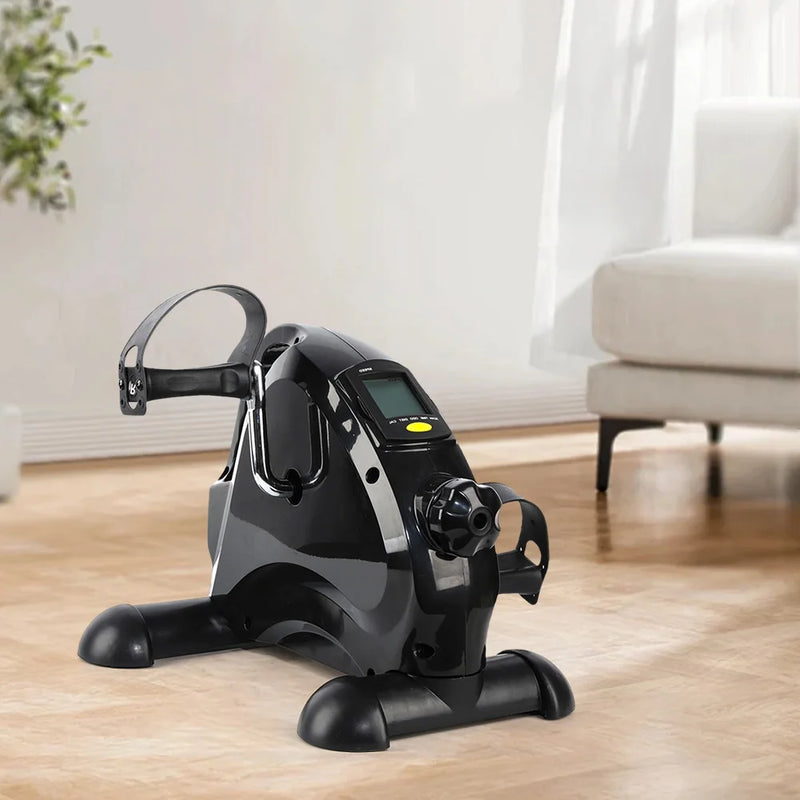 Mini Bicicleta Ergométrica Portátil – Treine Pernas e Braços Onde Quiser