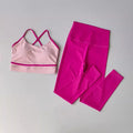 Conjunto Feminino de Yoga – Legging de Cintura Alta e Sutiã Esportivo para Treinos com Conforto e Estilo