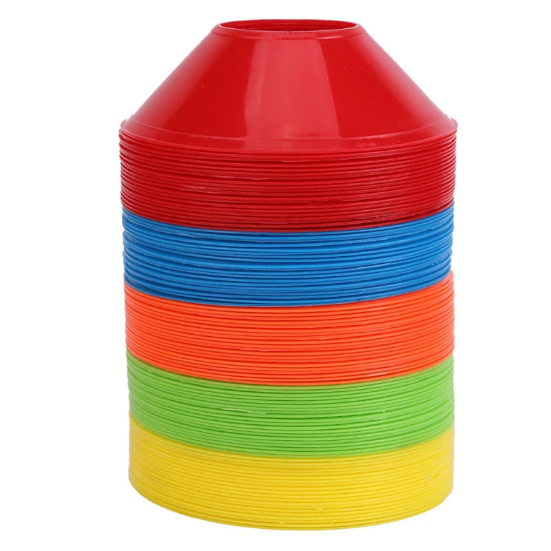 Kit com 10 Cones de Treinamento – Futebol e Agilidade