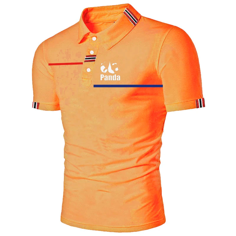 Camiseta Polo Masculina de Alta Qualidade – Camisa Casual de Manga Curta, Estilo Esportivo, T-Shirt com Gola, Solta e Fashion para o Verão