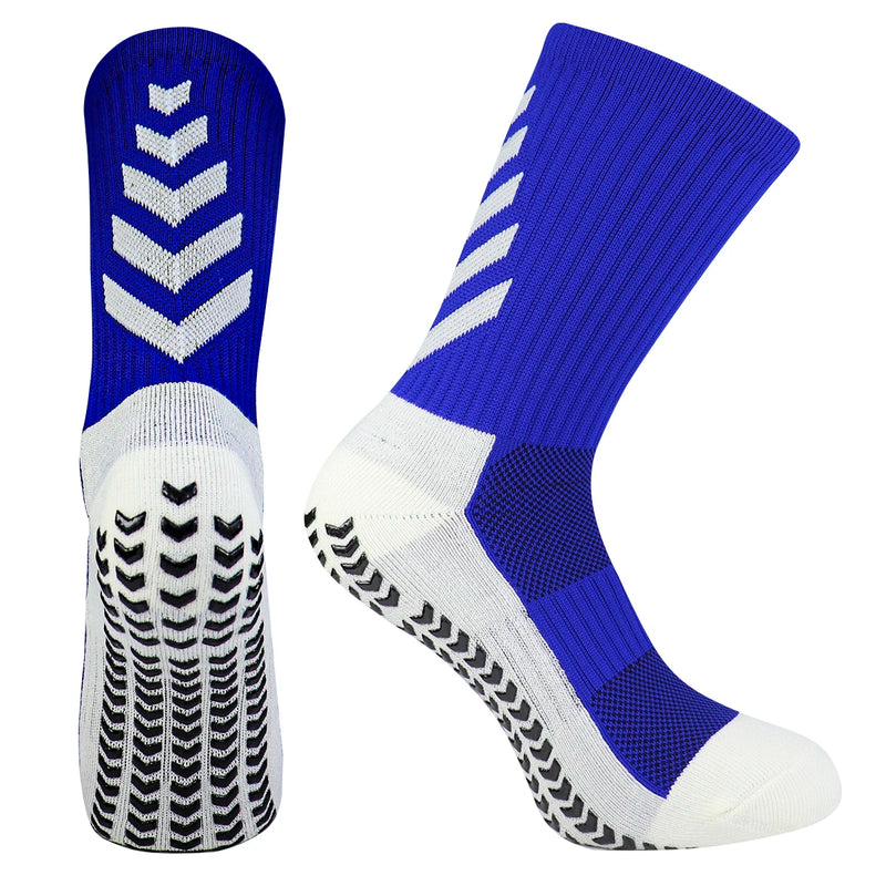 Meia Esportiva Masculina Antiderrapante | Conforto e Aderência para Futebol, Corrida, Yoga, Basquete e Treinos