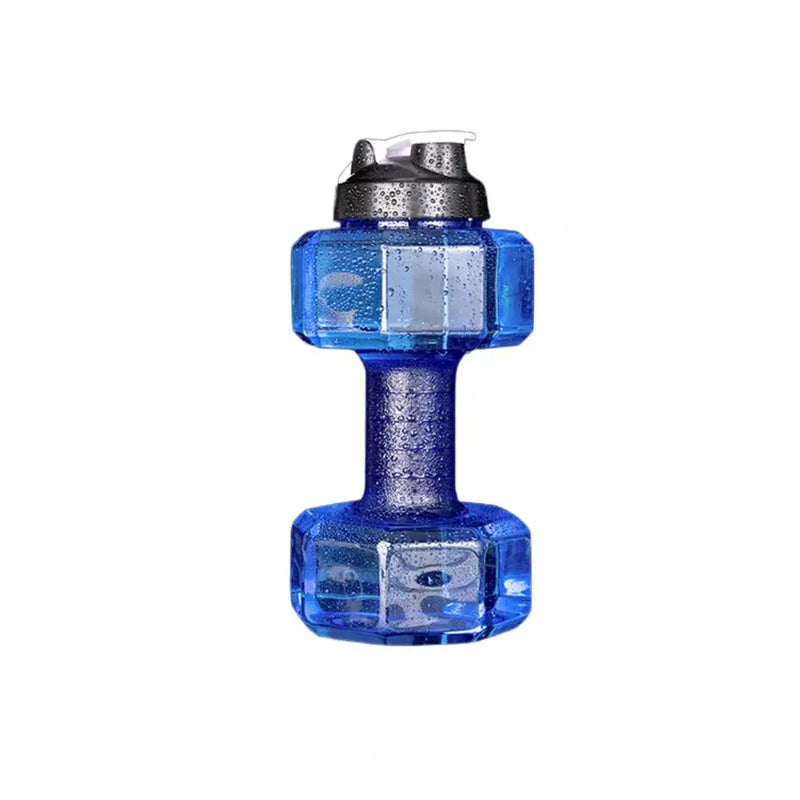 Garrafa Dumbbell Multifuncional – Hidratação e Treino em um Só Produto