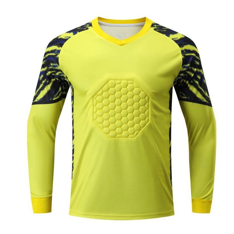 Camisa de Goleiro Masculina – Manga Longa com Proteções