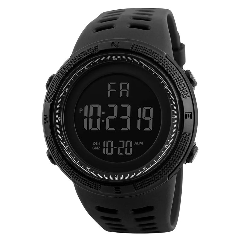 Relógio Esportivo Masculino Digital – Militar, Multifuncional e com Luz de LED