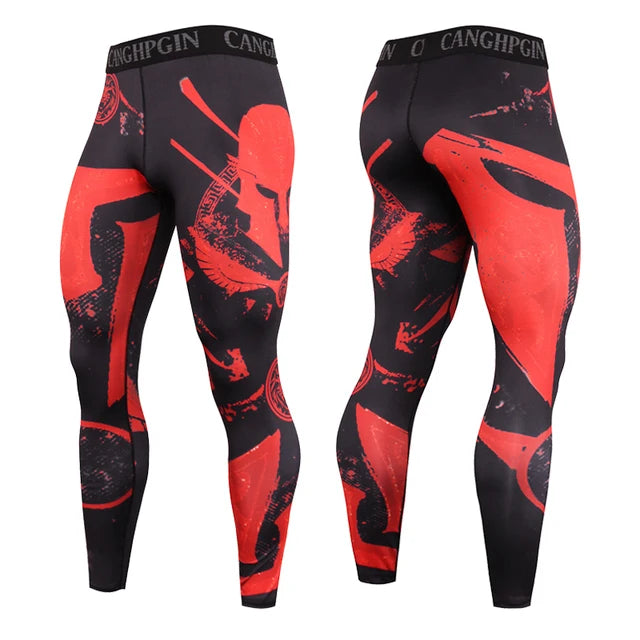 Calça Legging Masculina para Corrida e Treino – Compressão, Secagem Rápida, Fitness, Academia, Jogging e Esportes