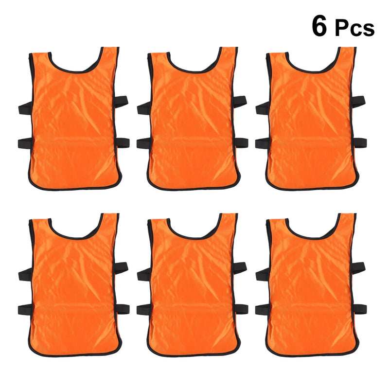 Conjunto com 6 Coletes de Treinamento – Futebol Infantil, Agilidade e Conforto