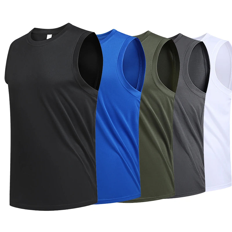 Regata Masculina Ice Silk M-8XL – Conforto Máximo para Treino e Dia a Dia