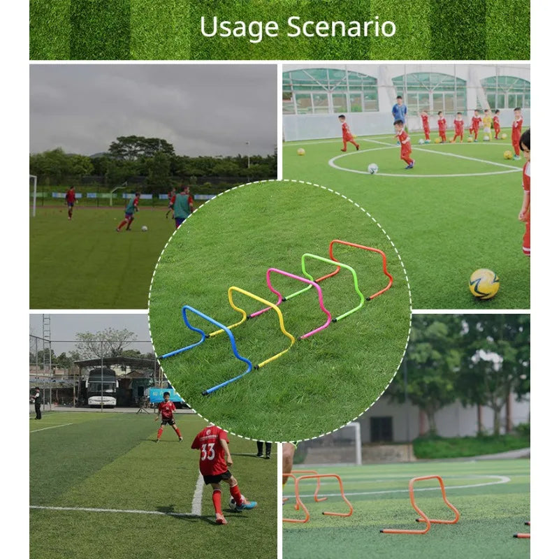Kit 3 Barreiras de Agilidade 15cm + Bolsa — Treinamento de Velocidade e Futebol