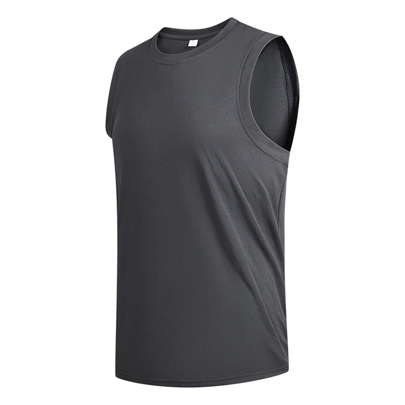 Regata Masculina Ice Silk M-8XL – Conforto Máximo para Treino e Dia a Dia