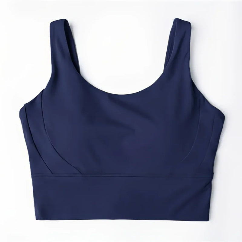 Conjunto de Yoga Seamless Feminino – Top com Sutiã Semi-Fixo e Legging com Bolso, Conforto e Estilo para Seus Treinos