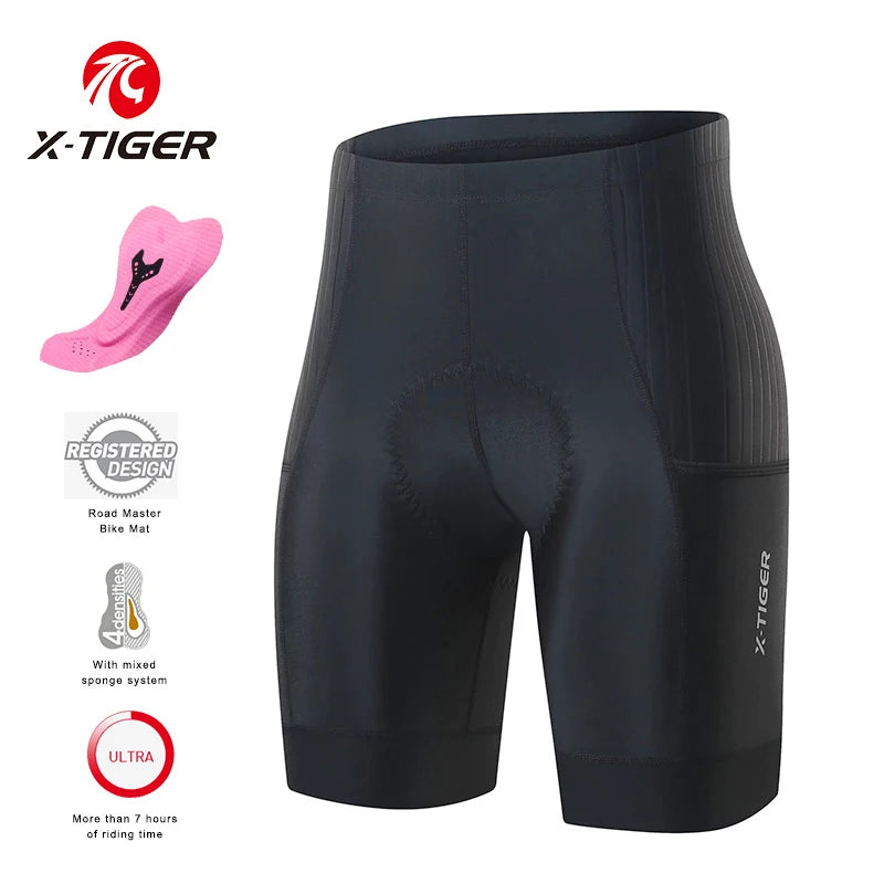 Bermuda Ciclismo Feminina X-Tiger – Conforto e Performance por Até 7 Horas