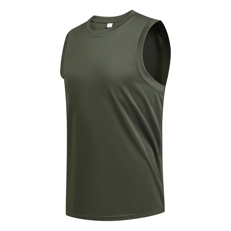 Regata Masculina Ice Silk M-8XL – Conforto Máximo para Treino e Dia a Dia