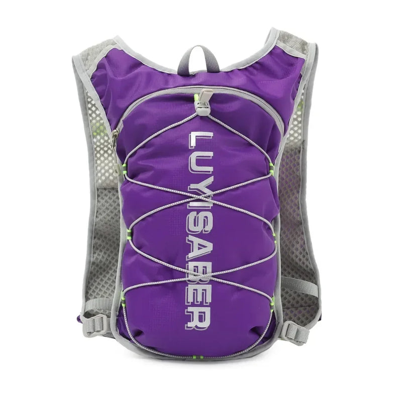 Mochila de Hidratação 2L para Maratona – Respirável, Refletiva e Ultra Leve para Corrida e Ciclismo