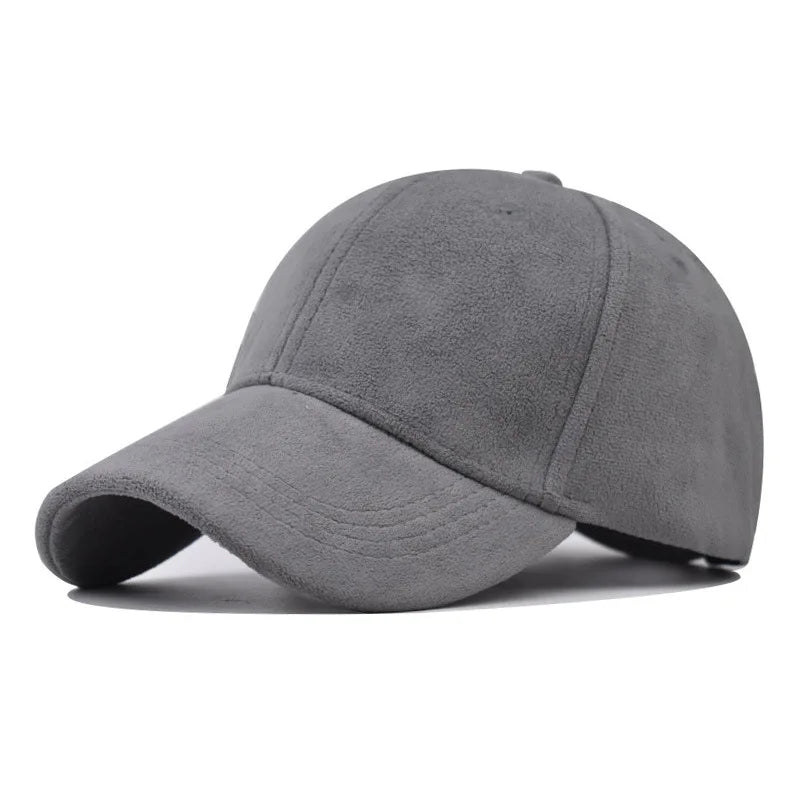 Boné Casual Unissex – Estilo Baseball em Camurça