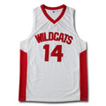 Camiseta Retrô de Basquete Troy Bolton #14 – Wildcats East High (Zac Efron)