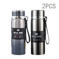 Garrafa Térmica 1000ml Inox – Isolamento a Vácuo para Café, Chá ou Água