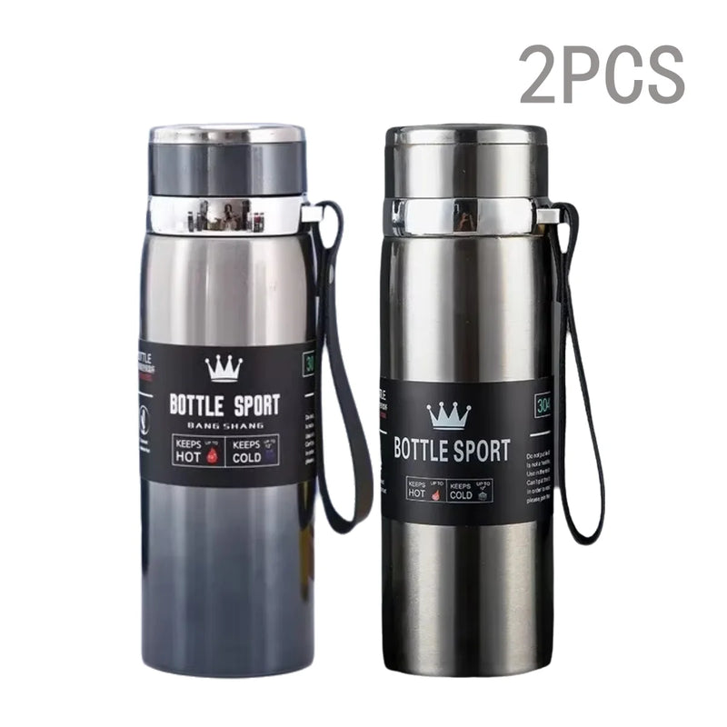 Garrafa Térmica 1000ml Inox – Isolamento a Vácuo para Café, Chá ou Água