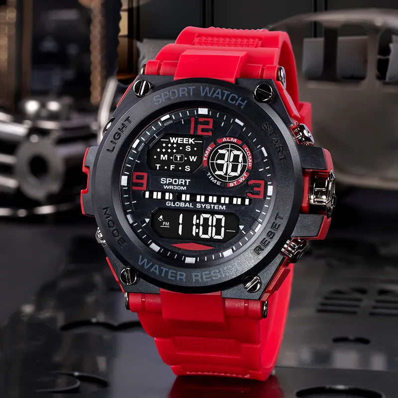 Relógio Eletrônico de Luxo Masculino – Para Quem Exige Estilo e Performance!