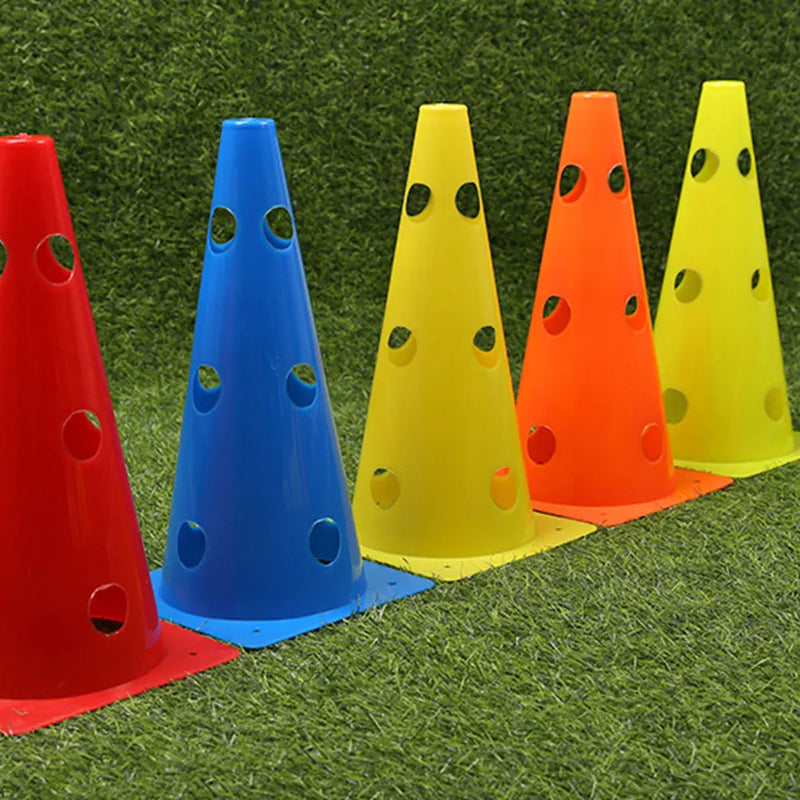 Kit com 5 Cones de Treinamento – Futebol, Agilidade e Obstáculos para Crianças