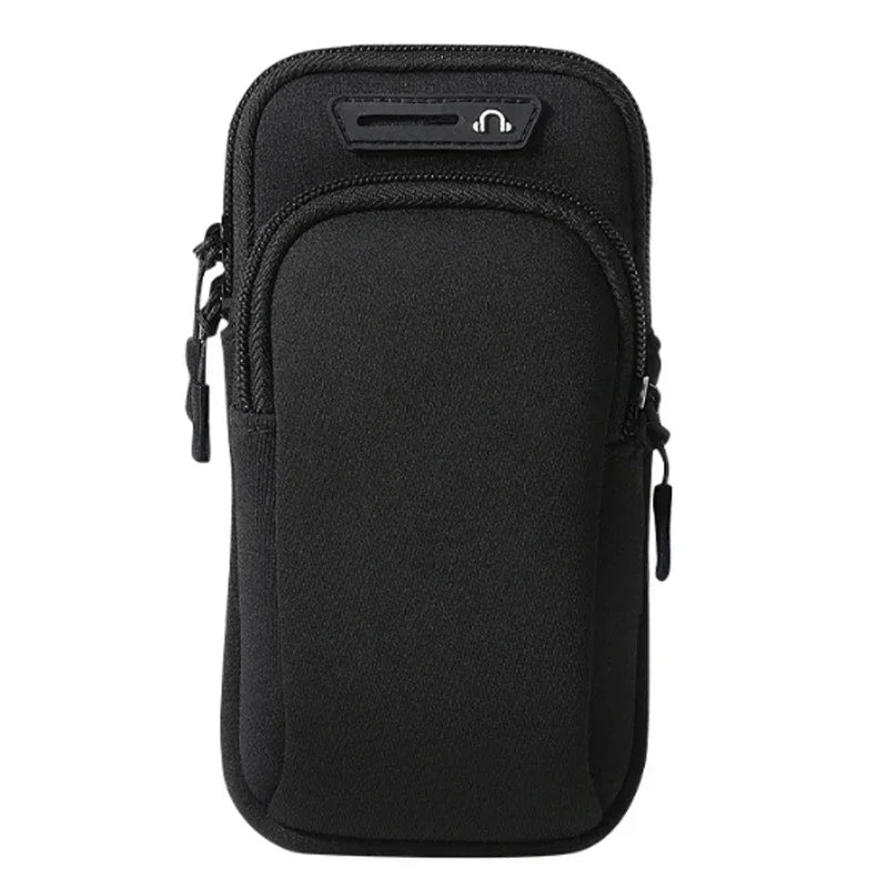 Suporte de braço esportivo universal para celular – Ideal para corrida, compatível com celulares de até 7,5"