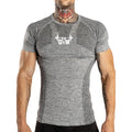 T-shirt Masculina Esportiva – Compressão, Musculação, Secagem Rápida